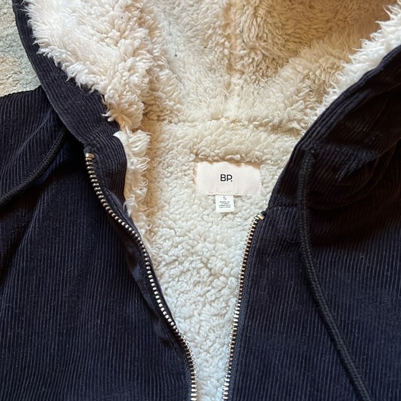 BP Navy Corduroy Jacket- Fuzzy - Picture 3 of 4